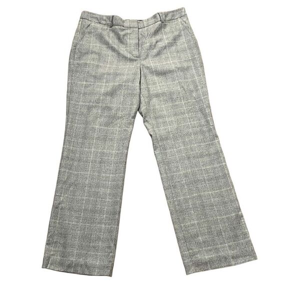 Talbots Glen Plaid Italian Woven wool blend trouser pant 12p - Picture 3 of 12